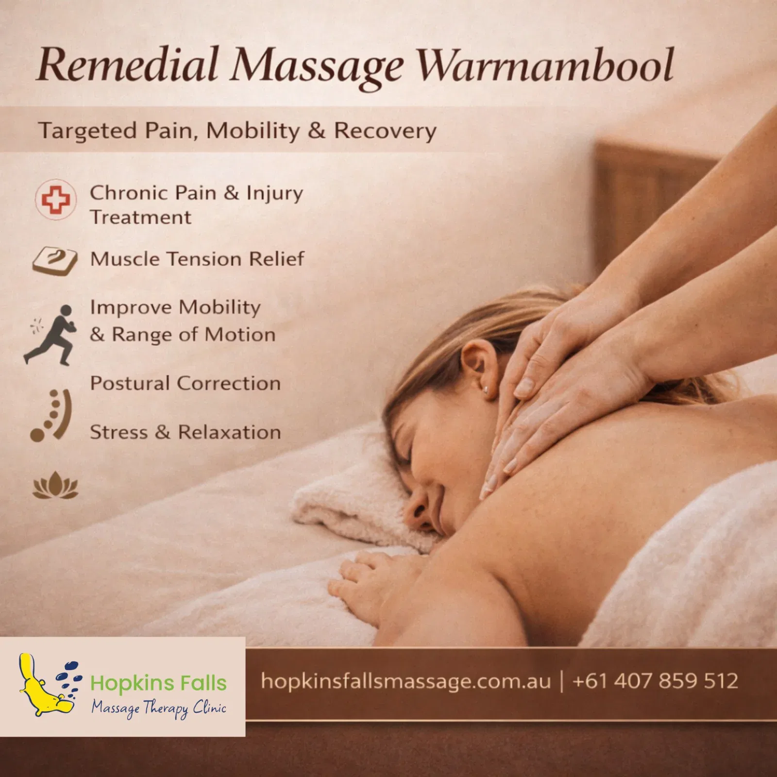 Expert Remedial Therapy Massage Warrnambool – Pain Relief